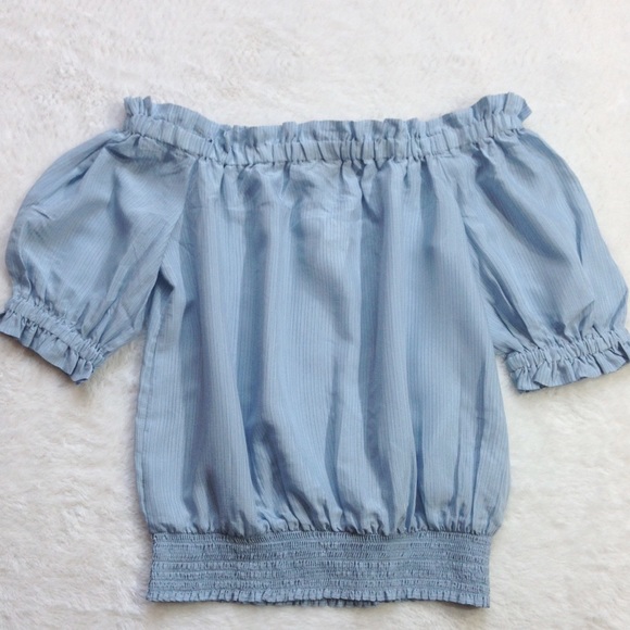 Ann Taylor Off Shoulder Peasant Blouse - Picture 4 of 7